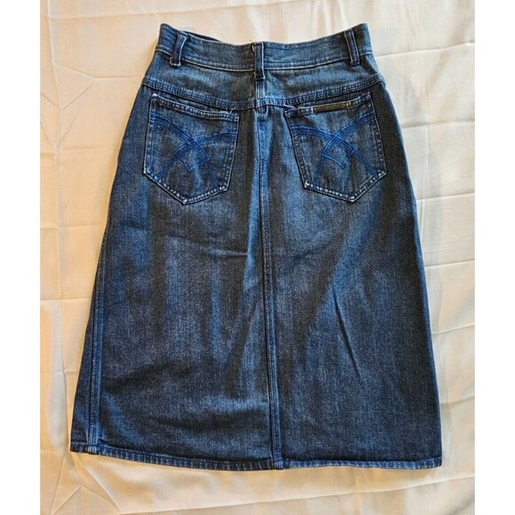 Vintage Britches and Things A-line Jean Skirt S - Picture 1 of 3